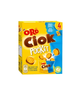 Oro Ciok Pocket Mini Biscuits with Milk Chocolate Cream