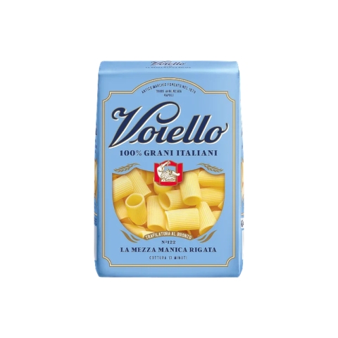Voiello La Mezza Manica Rigata Pasta Voiello La Mezza Manica Rigata Pasta