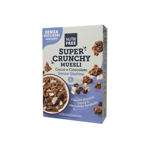 Nutrifree Céréales Super Croustillantes Muesli – Noix de Coco & Chocolat Noir Nutrifree Céréales Super Croustillantes Muesli – Noix de Coco & Chocolat Noir