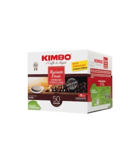 Kimbo Café Espresso Moulu Fraîchement – 50 Dosettes