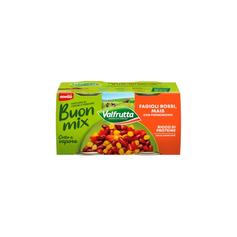 Valfrutta Buonmix Red Beans, Corn & Hot Pepper