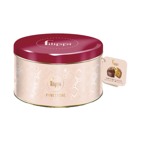 Filippi Classic Panettone in Tin-Box Filippi Classic Panettone in Tin-Box