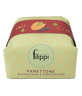Filippi Pistachio and Dark Chocolate Chips Panettone