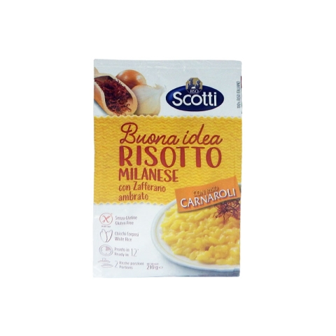Riso Scotti Risotto Milanese With Saffron Made With Carnaroli Rice