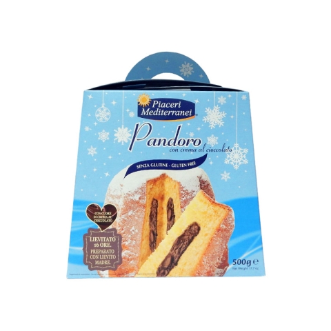 Piaceri Mediterranei Gluten Free Pandoro With Chocolate Cream