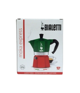 Bialetti Espresso Maker 3 Cups (Italian Colors)