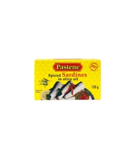 Pastene Spiced Sardines In Olive Oil
