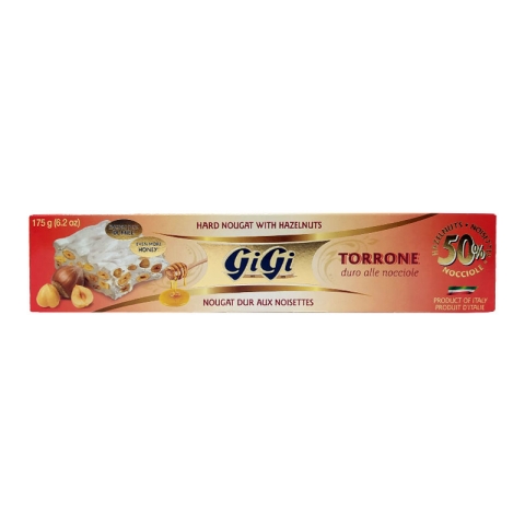 Torrone GiGi Hard Nougat With Hazelnut