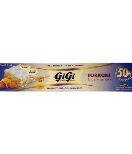 Torrone GiGi Hard Nougat With Almonds