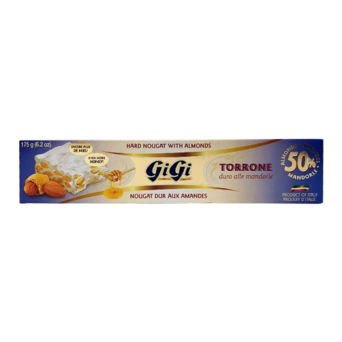 Torrone GiGi Hard Nougat With Almonds