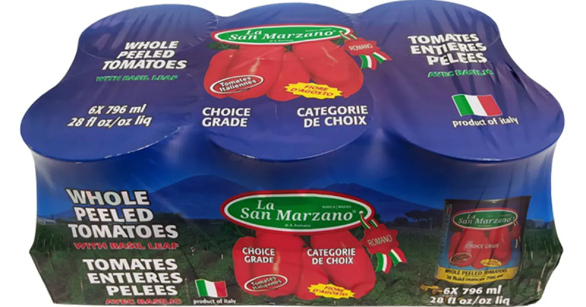 La San Marzano Peeled Tomatoes 6x28oz