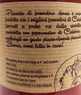 Delizie di Calabria Hot Calabrian Tomato Sauce