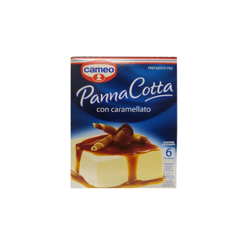 Cameo Panna Cotta with Caramel