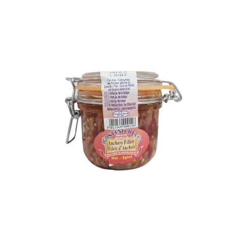 Agostino Recca Anchovy Fillets Hot 230gr