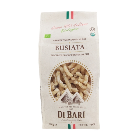 Di Bari Busiata Organic Durum Wheat Pasta