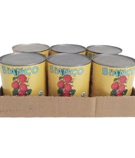 Bianco DiNapoli 6x28oz Organic Whole Peeled Tomatoes 