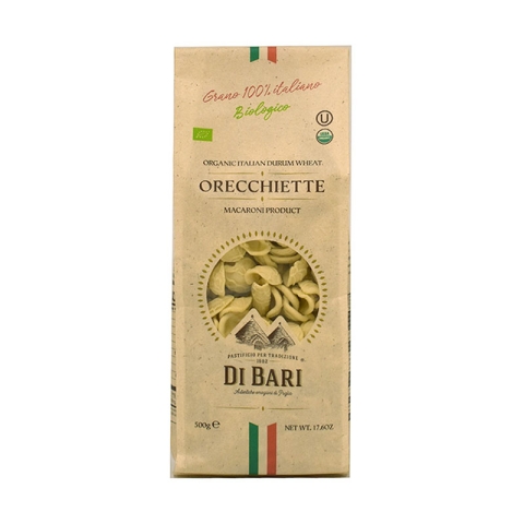 Di Bari Orecchiette Organic Durum Wheat Pasta