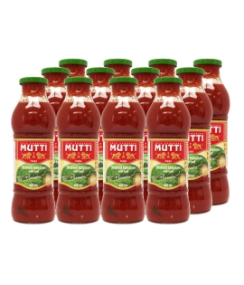 Mutti Tomato Passata with Basil (12x680ml)