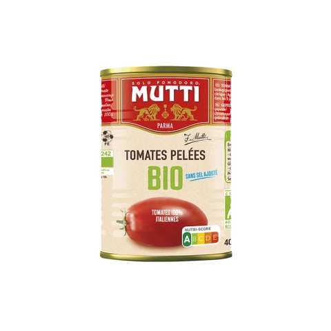 Mutti Whole Peeled Organic Tomatoes 14oz