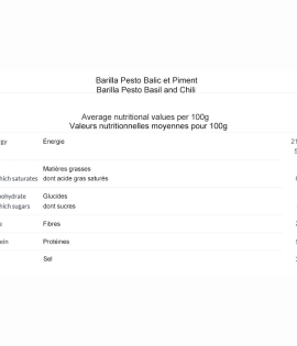 Barilla Pesto Basil and Chili 