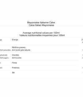 Calve Italian Mayonnaise