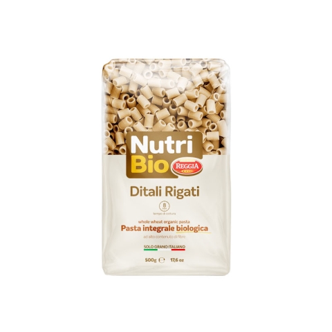 NutriBio Ditali Rigati Whole Wheat Organic Pasta