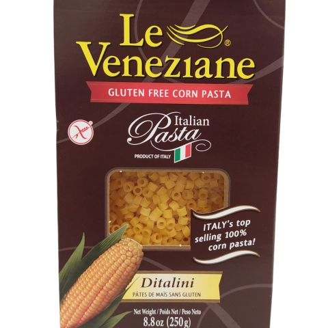 Le Veneziane Gluten Free Corn Pasta Ditalini