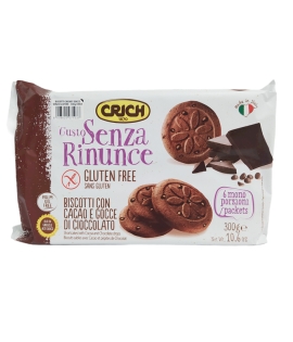 Crich Gluten Free Shortcake Biscuits with Cocoa and Chocolate Chips