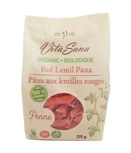 Vita Sana Organic Red Lentil Pasta Gluten Free