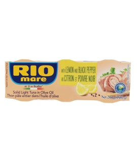 Rio Mare Tuna in Olive Oil with Lemon and Black Pepper (3x80g)
