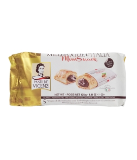 Vicenzi Mini Puff Pastry Rolls with Hazelnut Cream
