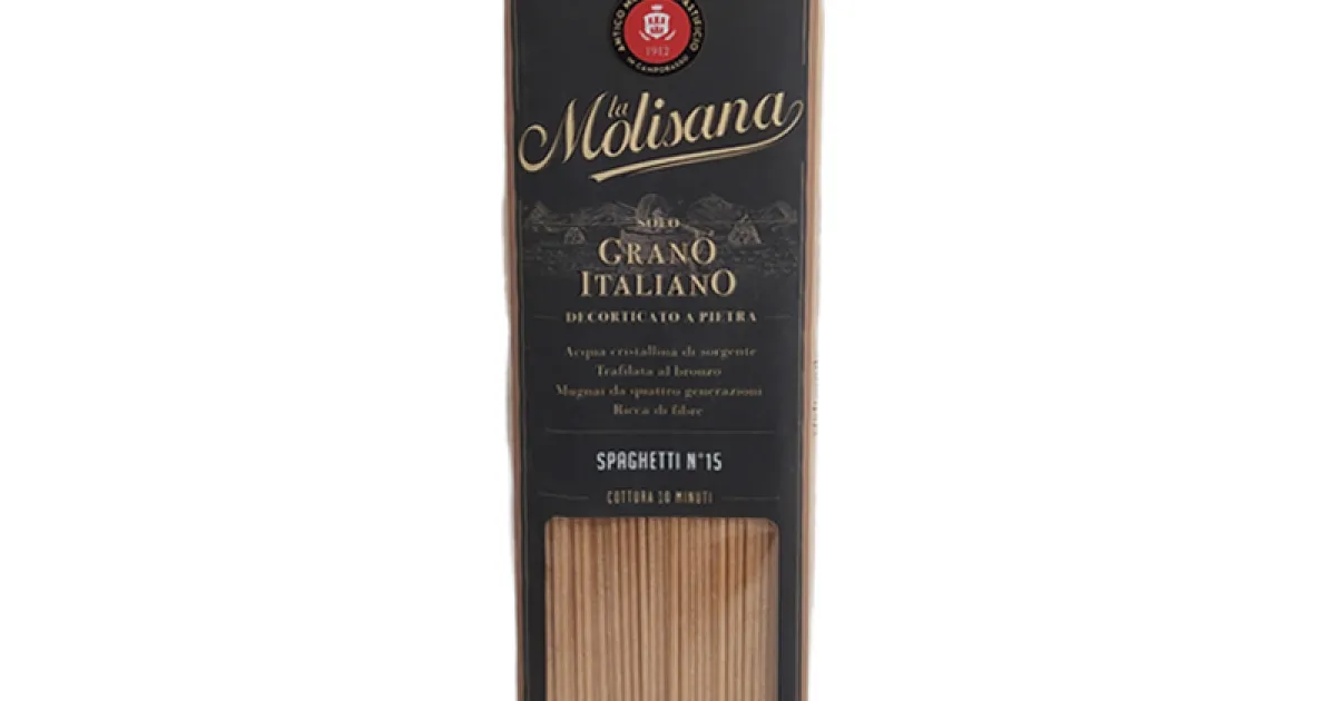 La Molisana Whole Wheat Spaghetti n.15 (1LB) - BellaItalia Food Store