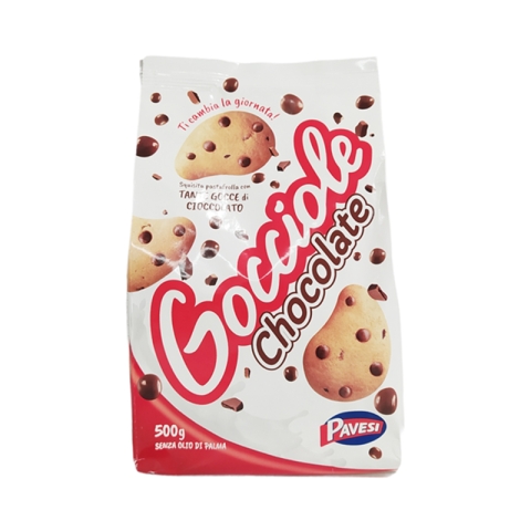 Pavesi Gocciole Cookies with Chocolate Chips