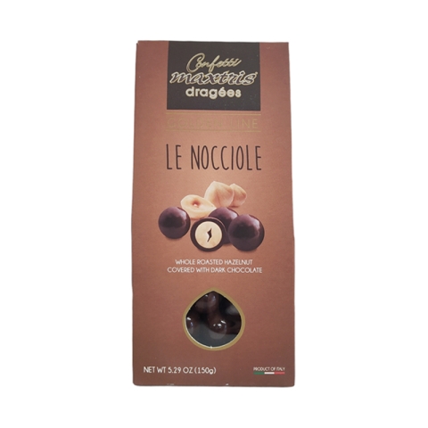 MaxTris Le Nocciole Hazelnut and Dark Chocolate Confetti