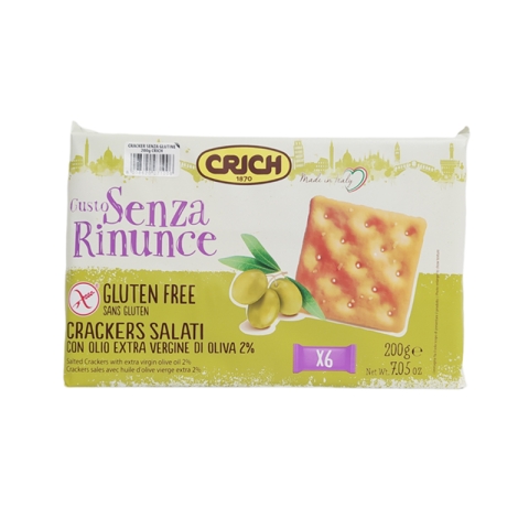 Crich Gluten Free Salted Crackers with Olive Oil