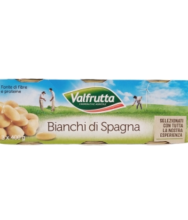 Valfrutta Bianchi di Spagna Beans 3 x 400gr