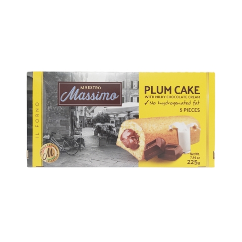 Maestro Massimo Plum Cake with Milk Chocolate Cream