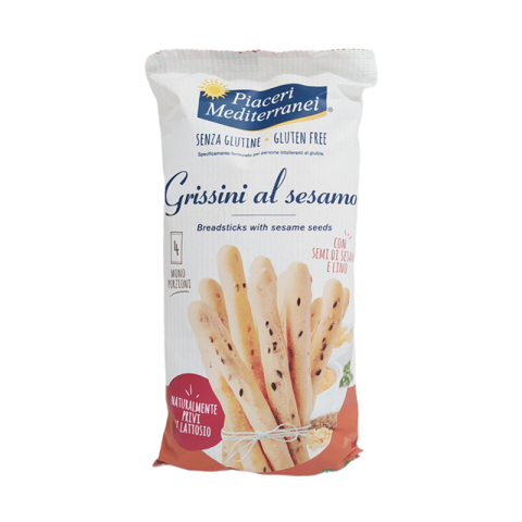 Piaceri Mediterranei Gluten Free Breadsticks with Sesame Seeds