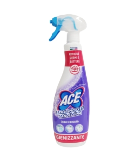 Ace Spray Mousse Bleach Disinfectant Floral Scent