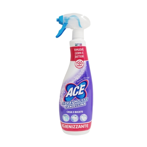 Ace Mousse en Spray Désinfectant Javel Floral Scent
