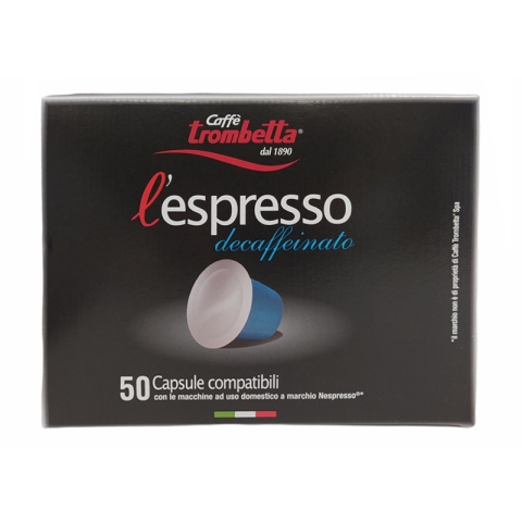 Trombetta Nespresso Capsules Decaf (50)