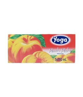 Yoga Peach Nectar Juice 3x200ml