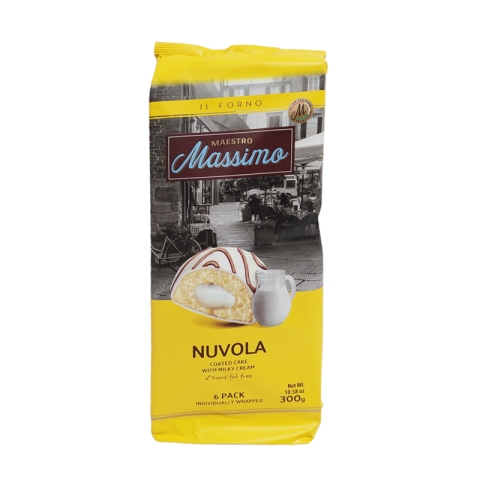 Maestro Massimo Nuvola Coated Cake With Milky Cream Filling