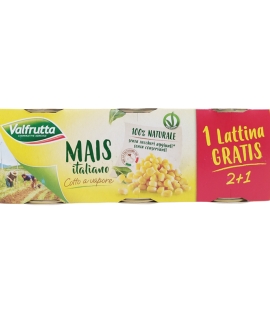 Valfrutta Sweetcorn 3 X 160gr