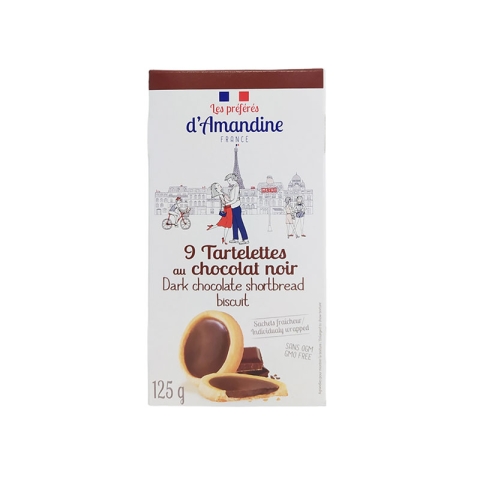 Les Préférés d’Amandine Dark Chocolate Shotbread Biscuit