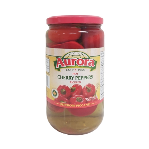 Aurora Hot Cherry Peppers Pickled