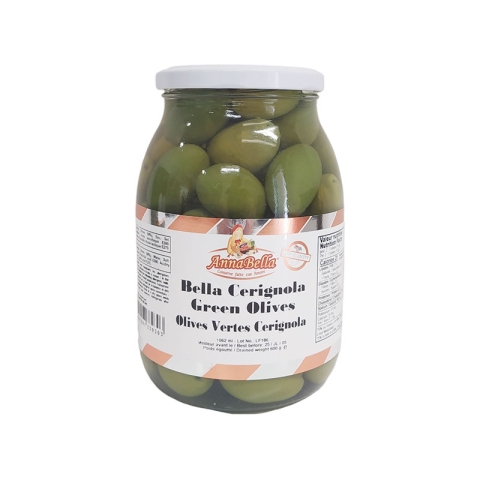 AnnaBella Cerignola Big Green Olives