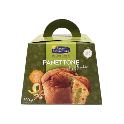 Piaceri Mediterranei Gluten Free Panettone Pistacchio 