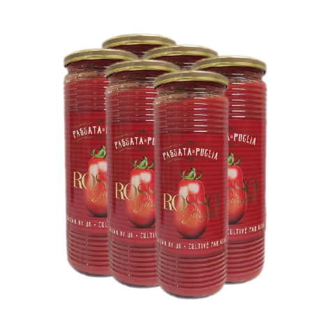 Rosso Gargano 6x690gr Tomato Sauce of Puglia 