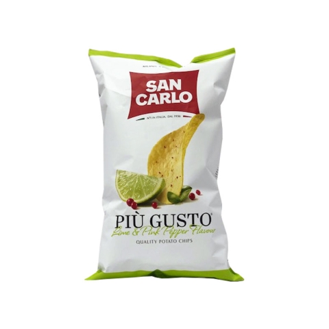 San Carlo Chips Più Gusto Lime & Pink Pepper